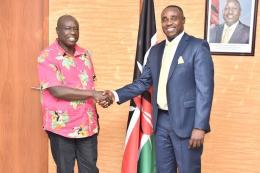 File image of Rigathi Gachagua and Cleophas Malala.